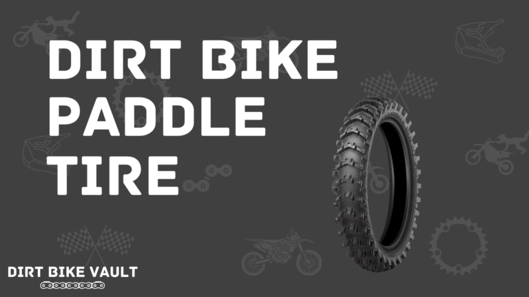 dirt bike paddle tire in white text with image of dunlop geomax mx14