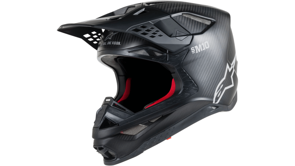 Black Alpinestars helmet SM10 model