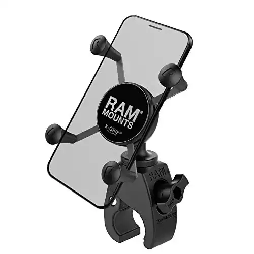 RAM Mounts X-Grip Dirt Bike Phone Mount with RAM Snap-Link Tough-Claw