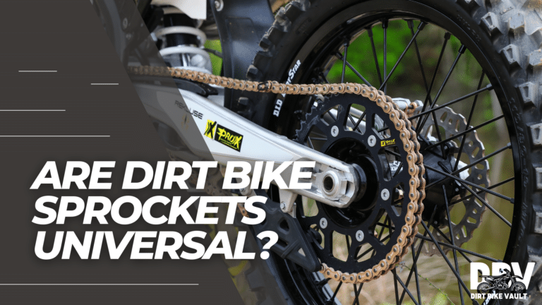 Are dirt bike sprockets universal?
