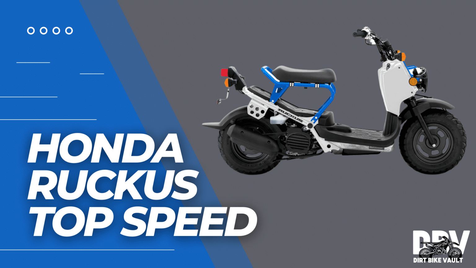 Honda Ruckus Top Speed How Fast is this MiniMotorcycle