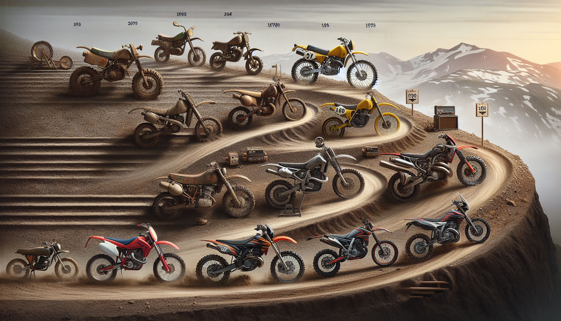 The Evolution of Dirt Bikes Tracing Technological Advancements
